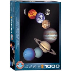 EuroGraphics 1000 db-os puzzle - NASA - Solar System (6000-0100)