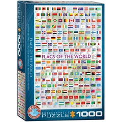 EuroGraphics 1000 db-os puzzle - Flags of the World (6000-0128)