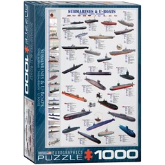 EuroGraphics 1000 db-os puzzle - Submarines &amp; U-Boats (6000-0132)