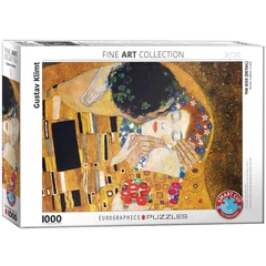 EuroGraphics 1000 db-os puzzle - The Kiss, Klimt - Fine Art Collection (6000-0142)