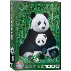 EuroGraphics 1000 db-os puzzle - Panda and Baby (6000-0173)