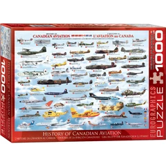 EuroGraphics 1000 db-os puzzle - History of Canadian Aviation (6000-0231)