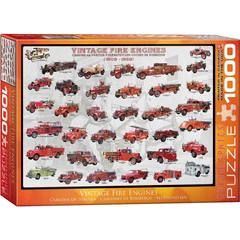 EuroGraphics 1000 db-os puzzle - Vintage Fire Engines (6000-0239)