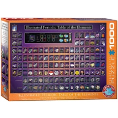 EuroGraphics 1000 db-os puzzle - Illustrated Periodic Table of the Elements (6000-0258)