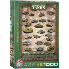 EuroGraphics 1000 db-os puzzle - History of Tanks - (6000-0381)