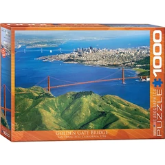 EuroGraphics 1000 db-os puzzle - Golden Gate Bridge, San Francisco (6000-0548)