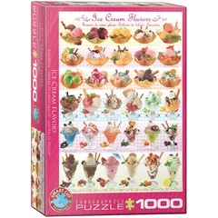 EuroGraphics 1000 db-os puzzle - Ice Cream Flavours (6000-0590)