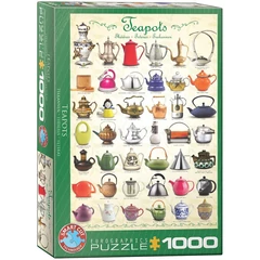 EuroGraphics 1000 db-os puzzle - Teapots (6000-0599)