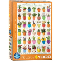 EuroGraphics 1000 db-os puzzle - Cacti and Succulents (6000-0654)