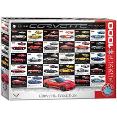 EuroGraphics 1000 db-os puzzle - Corvette evolúció (6000-0683)