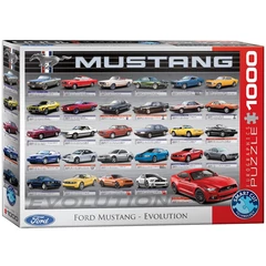 EuroGraphics 1000 db-os puzzle - Ford Mustang evolúció (6000-0684)