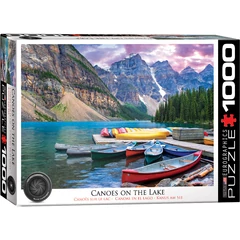 EuroGraphics 1000 db-os puzzle - Canoes on the Lake (6000-0693)