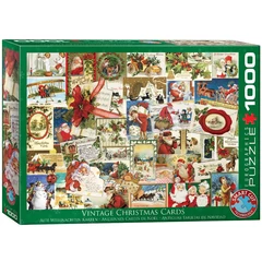 EuroGraphics 1000 db-os puzzle - Vintage Christmas Cards (6000-0784)