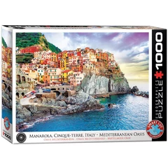 EuroGraphics 1000 db-os puzzle - Manarola, Cinque-Terre, Italy (6000-0786)