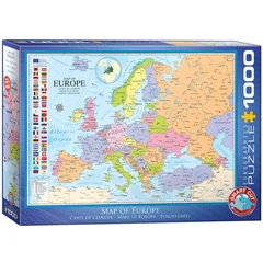 EuroGraphics 1000 db-os puzzle - Map of Europe - (6000-0789)