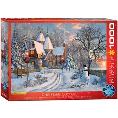 EuroGraphics 1000 db-os puzzle - Christmas Cottage, Dominic Davison (6000-0790)