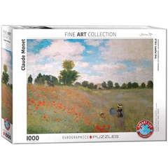 EuroGraphics 1000 db-os puzzle - The Poppy Field, Monet (6000-0826)