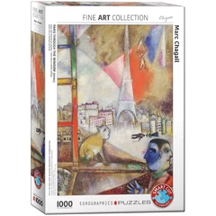 EuroGraphics 1000 db-os puzzle - Paris Through the Window, Chagall (6000-0853)