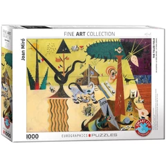 EuroGraphics 1000 db-os puzzle - The Tilled Field, Miró (6000-0858)