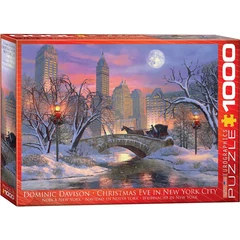 EuroGraphics 1000 db-os puzzle - Christmas Eve in New York, Dominic Davison (6000-0915)
