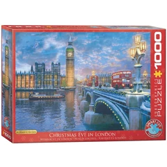 EuroGraphics 1000 db-os puzzle - Christmas Eve in London, Dominic Davison (6000-0916)