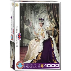 EuroGraphics 1000 db-os puzzle - Queen Elizabeth II (6000-0919)