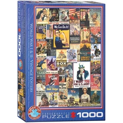 EuroGraphics 1000 db-os puzzle - World War I &amp; II (6000-0937)