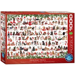 EuroGraphics 1000 db-os puzzle - Holiday Dogs (6000-0939)
