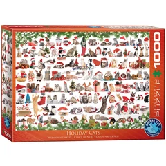EuroGraphics 1000 db-os puzzle - Holiday Cats (6000-0940)