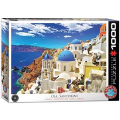 EuroGraphics 1000 db-os puzzle - Oia, Santorini, Greece (6000-0944)