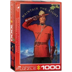 EuroGraphics 1000 db-os puzzle - RCMP Maintain the Right (6000-0972)