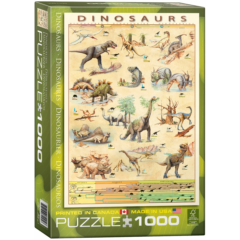 EuroGraphics 1000 db-os puzzle - Dinosuars (6000-1005)