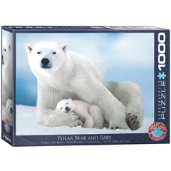 EuroGraphics 1000 db-os puzzle - Polar Bear &amp; Baby (6000-1198)