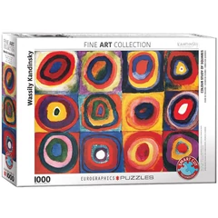EuroGraphics 1000 db-os puzzle - Colour Study of Squares, Kandinsky (6000-1323)