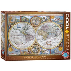EuroGraphics 1000 db-os puzzle - Antique World Map (6000-2006)