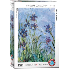 EuroGraphics 1000 db-os puzzle - Irises, Monet - Detail (6000-2034)