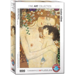 EuroGraphics 1000 db-os puzzle - Mother and Child, Klimt - Fine Art Collection (6000-2776)