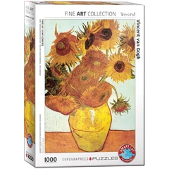 EuroGraphics 1000 db-os puzzle - Twelve Sunflowers, Van Gogh (6000-3688)