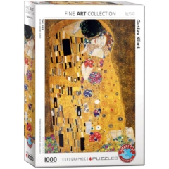 EuroGraphics 1000 db-os puzzle - The Kiss, Gustav Klimt (6000-4365)