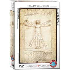EuroGraphics 1000 db-os puzzle - Leonardo Da Vinci - Vitruvius Man (6000-5098)
