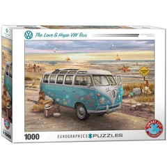 EuroGraphics 1000 db-os puzzle - The Love &amp; Hope VW Bus (6000-5310)