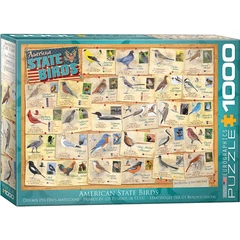 EuroGraphics 1000 db-os puzzle - American State Birds (6000-5327)