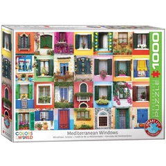 EuroGraphics 1000 db-os puzzle - Mediterranean Windows (6000-5350)