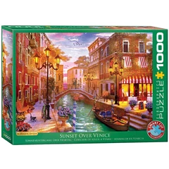EuroGraphics 1000 db-os puzzle - Sunset Over Venice, Dominic Davison (6000-5353)