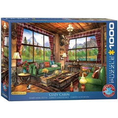 EuroGraphics 1000 db-os puzzle - Cozy Cabin, Dominic Davison (6000-5377)
