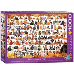 EuroGraphics 1000 db-os puzzle - Halloween pets (6000-5416)