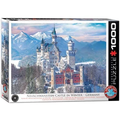 EuroGraphics 1000 db-os puzzle - Neuschwanstein Castle, in Winter (6000-5419)