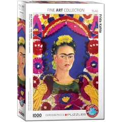 EuroGraphics 1000 db-os puzzle - Self Portrait - The Frame, Frida Kahlo (6000-5425)