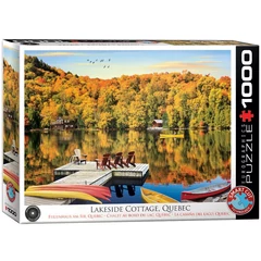EuroGraphics 1000 db-os puzzle - Lakeside Cottage, Quebec (6000-5427)