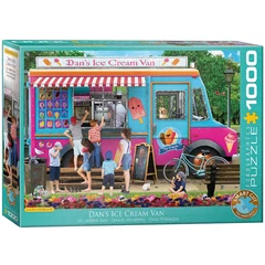 EuroGraphics 1000 db-os puzzle - Dan's Ice Cream Van, Paul Normand (6000-5519)